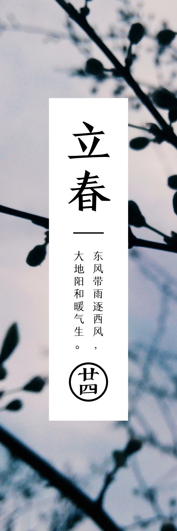 立春  万物更生新岁启