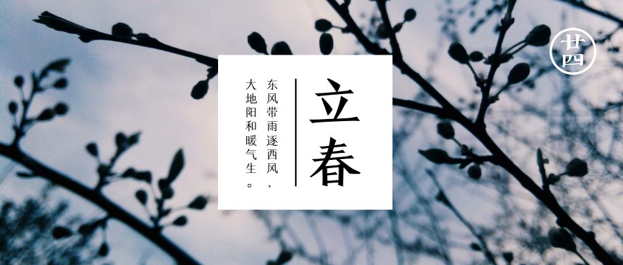 立春  万物更生新岁启